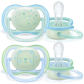 Продукт Philips AVENT Ultra Air Night - Ортодонтични залъгалки + стерилизаторна кутия (0-6м) (2бр./оп.) - нощни с декорация - 3 - BG Hlapeta